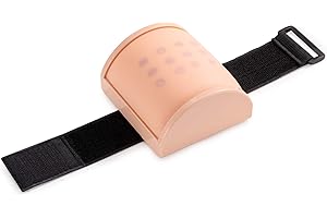 Medarchitect IM, ID, SQ Injection Practice Pad, Intradermal & Subcutaneous & Intramuscular 3 in 1 Injection Training Pad for Medical Student, Nurse, Doctor, Wearable Design