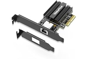 10Gbe PCI-e Netzwerkkarte, AQC113 Controller, 10G Base-T RJ45 Port NIC Karte, GiGaPlus 100/1000/2500/10000Mbps Ethernet Karte, 10Gb Ethernet Adapter Unterstützung Windows10/11/Windows Server/Linux