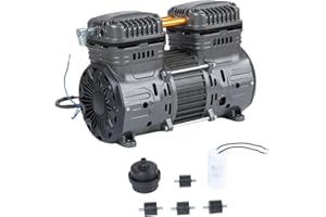 ORAZIO Luftkompressor Ersatzmotor 550W Reines Kupfer für 9 Liter ölfreie leise tragbare elektrische Luftkompressoren SP24118301