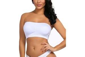 BOOLAVARD TM Boolavard Soutien-gorge bandeau Sans couture Extensible Sans bretelles