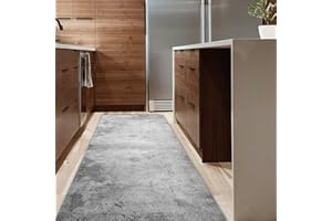 CREARREDA Tapis de Cuisine antidérapant Grunge 50x180 Tapis de Protection de Sol en Vinyle 100% fabriqué en Italie, avec Encre Non Toxique, Ignifuge et résistant à l'eau