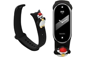 kwmobile Cinturino Ricambio Orologio Bambino Compatibile con Xiaomi Mi Band 8 Smartwatch - Cinturini Orologi Bambini - gatto