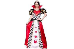 WICKED COSTUMES Adult Womens Queen of Hearts Fancy Dress Costume