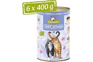GranataPet Delicatessen 6 x 400g Nourriture Humide pour Chat - Nourriture pour Chat - Nourriture pour Chat - Nourriture sans céréales et sans Sucre ajouté
