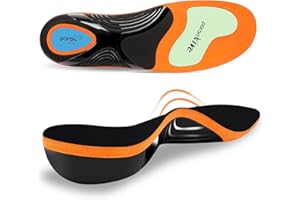 Cilnos Solette Ortopediche con Supporto dell’Arco Alto, Solette Scarpe per Fascite Plantare, Piedi Piatti, Sperone Calcaneare e Dolori ai Piedi, Suole Scarpe per Comfort Tutto il Giorno - L