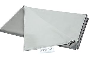‎CALMZY Calmzy Bettbezug für Gewichtsdecke 150x200cm - Bezug für Schwere Decke für erholsamen Schlaf & schnelles Einschlafen - Therapiedecke für Erwachsene – Weighted Blanket - Grau/Hellgrau