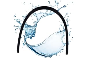 Lichtblau Türdichtung unten 2798 481246668912 Farbe Schwarz für Geschirrspüler I Dichtung passend für Whirlpool Bauknecht Ignis uvm. I Ersatzteil aus Gummi für Geschirrspülmaschine