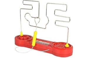GUILTY GADGETS BUZZ Super Nerve Game Wire Skill Maze Childrens Adults Nerves Touch Classic Retro Family Time Kids