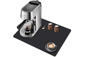 SURLIFE Tappetino Scolapiatti, Tappetino Macchina Caffè, Tappetino Lavello Assorbente da Cucina