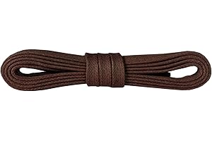 Kaps Cordones Botas Planos Encerados, 100% Algodón Fino, Coloridos, Ancho 5 mm, Muchos Colores y Longitudes, Hechos en Europa