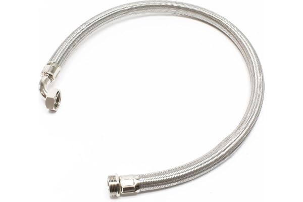 Tuyau Eau flexible Acier 0,6m DN25 (1 ") Installation Eau domestique Tuyau blindé Réservoir Vessie