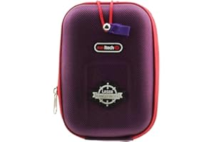 Navitech Purple EVA Hard Case/Rangefinder Cover Compatible With Bozily Golf Laser Rangefinder