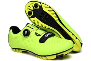 COOL-CZQ Zapatillas De Ciclismo, Zapatillas De Bicicleta De Montaña Transpirables Y Resistentes Al Viento para Adultos MTB, Zapatillas De Ciclismo con Plantillas Amortiguadoras