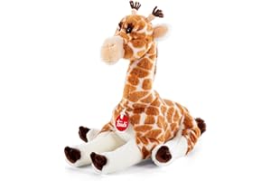 Trudi Giraffa Geltrude Giraffa mascotte peluche, regalo di Natale e compleanno. | 24x30x34cm taglia M | Animali Esotici tropicali | modello 27140