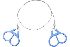 suaywo Mini Sierra de Alambre de Acero Inoxidable de Supervivencia Sierras de Acampada con Mango Portátil para Camping Senderismo al Aire Libre