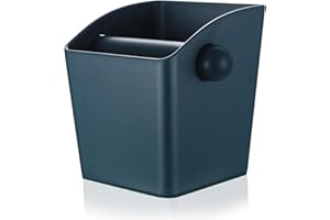 MYHONGLE Recipiente de café para portafiltros, accesorio para máquina portafiltros, caja de café para cafés molidos, caja de café barista, color verde oscuro