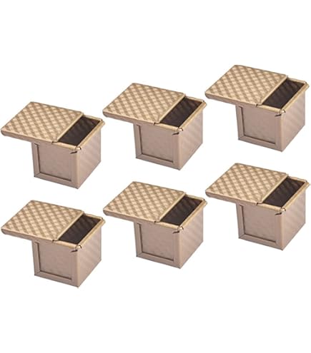 Stampo Pane Pullman Quadrato Con Coperchio - 6 Pezzi, Antiaderente, Per Toast E Pane A Cassetta - Foto 11
