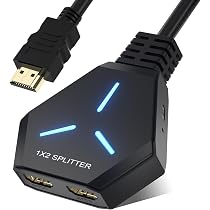 Splitter HDMI 4K 30Hz 1 in 2 out per doppio minitor Splitter HDMI 4K 30Hz 1 in 2 out per doppio minitor