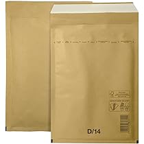 Buste Per Spedizioni USA 100 Buste Imbottite Kraft 8,5x14,5" (#3 - Foto 9