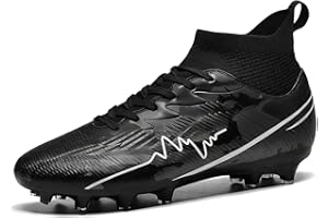 NUTTOPL Zapatillas de Fútbol Hombre Spike Profesionales Atletismo Calzado de Fútbol Turf Training Zapatillas de Deporte Equipo Futbol de Competición