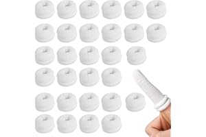 NEKAPLO 30 Pcs Finger Bandages Tubular – Elastic Finger Bandages for Injuries, Cuts, and Blisters – Comfortable & Secure Protection