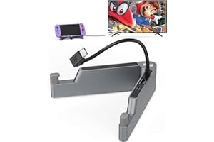 Tendak Station d'accueil pour Switch/Switch OLED, d'aluminium Portable Station Switch TV avec Port HDMI 4K, Port Charge Type C