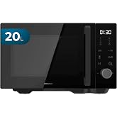 Cecotec Microwave without Plate 20L Proclean Flatbed Inverter Pro Black | 700W, Inverter and Flatbed Technology, Uniform Cook