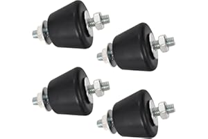 LUNAANDA Gummipuffer Klimaanlage M8,4 Pcs Klima Silentblock, Klimageraet Anti Vibration Gummilager,Wandhalterung Gummi Schwingungsdaempfer, Antivibrationsfuesse, Schwingungsdämpfer