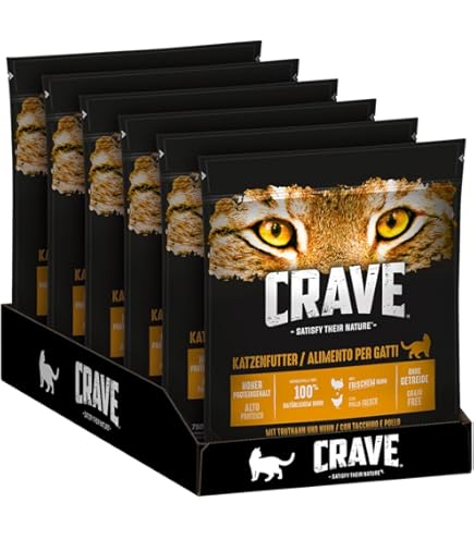 CRAVE Alimento Seco Para Gatos Con Alto Contenido De Proteínas Sin Granos - Yaxa