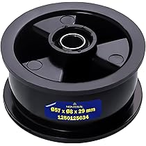 Puleggia Tendicinghia Per Asciugatrice MONTERAL - Ricambio Per Electrolux, AEG, Zanussi, Rex, Codice 1250125034 - Foto 4