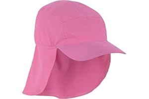 Sun Busters Girls UV Legionnaire Hat - UPF50+ Sun Protection - Sizes 1-12 Years (Mimosa Combo, Poppy Combo, Flamingo & Bluebell)