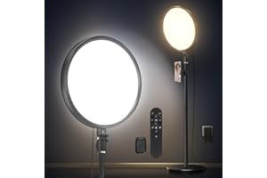 Tobeape 13" Large Ring Light Kit, 6500K Professional Full-Screen Big Ring Light, 79" Stand with Remote and Phone Holder for Video Recording/Photography/Podcast/TikTok/Live Streaming/Makeup