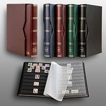 Album Timbres Prophila Metallic Edition - 64 Pages Noires, 9 Bandes Par Page - Couverture Rembourrée Bronze - Format 23x30.5 Cm