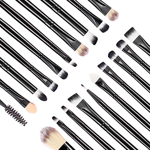 Pinselset BESTOPE 20 Stück Make Up Pinsel Professionelle Pinselsets Auftragen von Lidschatten Eyeliner Foundation Rouge Lippenkosmetik Schminke Bürsten Anzüge für Puder und Flüssiger Cremiger Kosmetik - 8