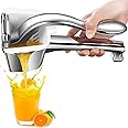 KASTWAVE Real Stainless Steel Lemon Squeezer Citrus Juicer Hand Press Heavy Duty Manual Squeeze Juice Extractor Maker Orange Lime Grapefruit Presser