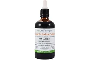 Solution iodo-ioduree | 2% Solution de Lugol 100 ml | 6% Formulation liquide | Fabriqué avec 2 pour cent d'iode et 4% d'iodure de potassium | Heiltropfen®