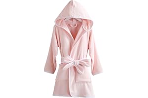 Taigood Kinder Bademantel Jungen Mädchen Hoodie Roben Kleinkind weichen Pyjamas Nachtwäsche