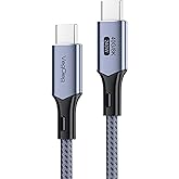 Veggieg USB 4.0 E-Mark 240W 40Gbps Thunderbolt 4 8K 60Hz Type-C G&ouml;r&uuml;nt&uuml; Hızlı Şarj ve Data Kablosu 2 Metre