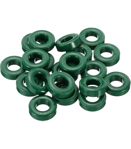 10 Nuclei Toroidali In Ferrite - Per Filtri EMI/RFI, 12x7.3x15mm, Nichel-zinco, Nero - Foto 11