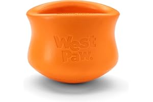 WEST PAW Zogoflex Toppl Jouet pour Chien Taille L Tangerine Orange
