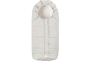 Nuvita 9545 Junior City | Sacco Universale per Passeggino | Perfetto per Bambini da 6 a 36 Mesi (100 cm) | Tessuto Vellutato e Massimo Comfort per il Tuo Bambino fino a -10°C | Beige