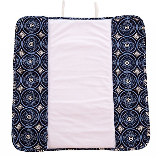 The Plush Pad Portable Changing Pad with Memory Foam - Blueberry
