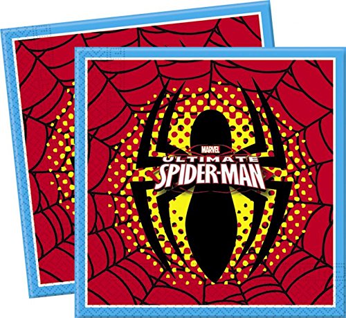 Preisvergleich Produktbild 20 Papierservietten Ultimate Spiderman Power