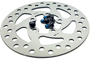 Vestigia® - Disque de Frein 120mm Remplacement pour Xiaomi Pro Pro2 Scooter Électrique - Frein de Roue Arrière - Alliage D'aluminium - Pièces de Rechange pour E-Scooter
