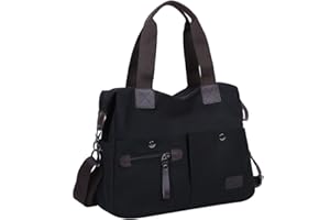 Eshow Torebka Torba Crossbody dla kobiet Dziewczyna Płócienna torba na ramię Wielokolorowa torba dla szkoły Liceum Uniwersytet Wypoczynek Zakupy Podróże