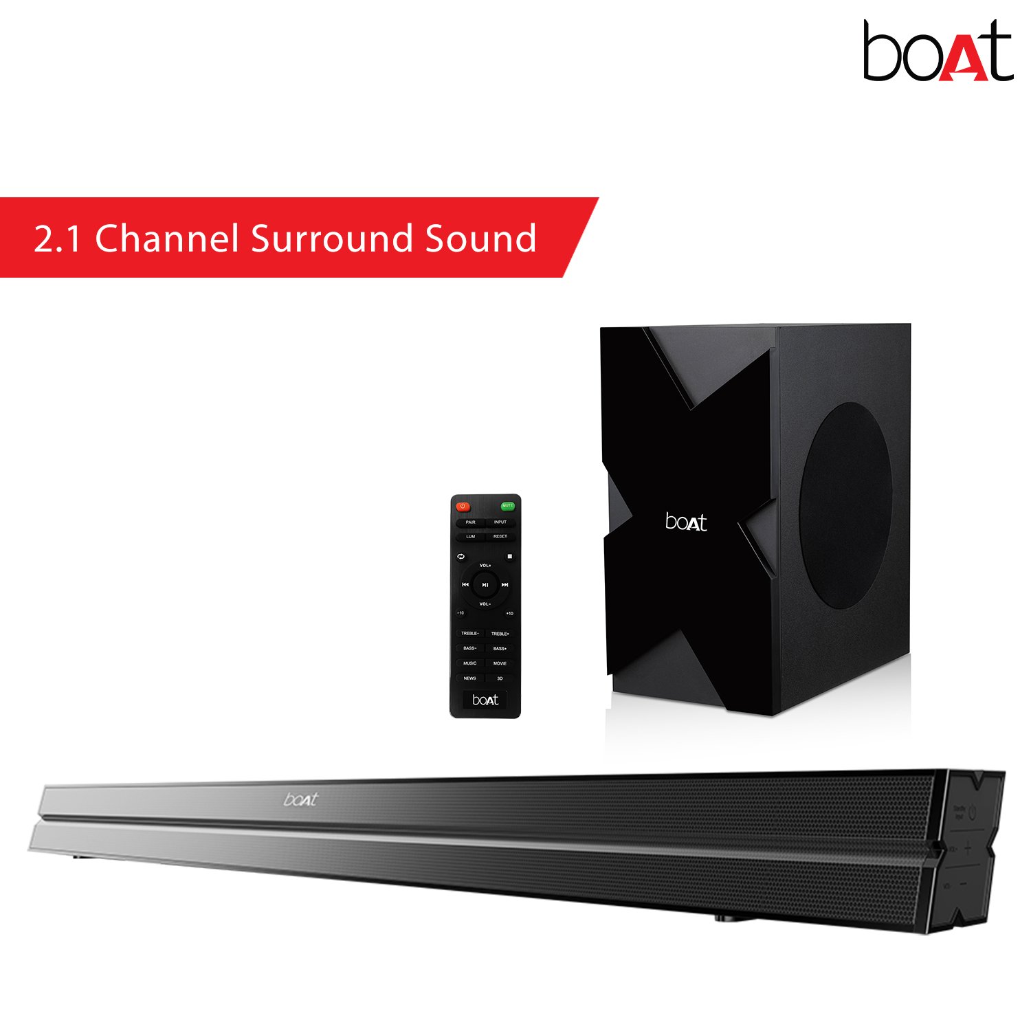 boat aavante bar 1500 wireless bluetooth soundbar