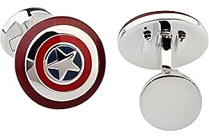 Gemelolandia - Boutons de Manchette Bouclier Amérique mod 3