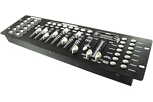 MADPRICE CENTRALINA DMX MIXER CONTROLLER LUCI DISCO EFFETTI DJ 192 CANALI DMX 512