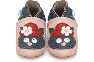 JUICY BUMBLES Buty do raczkowania dla niemowląt, buty do nauki chodzenia, dla dziewczynek i chłopców, kapcie dziecięce, miękka skóra z zamszową podeszwą, buty skórzane dla małych dzieci w wieku 0-6 miesięcy, 6-12 miesięcy, 12-18 miesięcy, 18-24 miesięcy, 2-3 lat