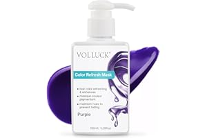 VOLLUCK Color Fresh Mask, 3-in-1 Tönung für Lebendige Haarfarben, Farbmaske für Alle Haartypen (Lila, 150 ML)